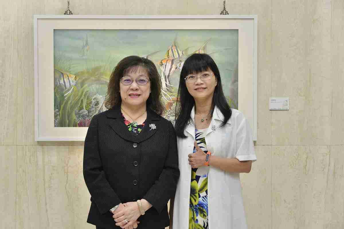 一銀深耕本土藝術　推出呂玉惠「悠遊自在」創作展1/2