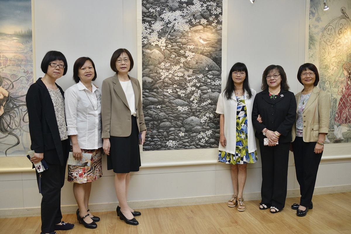 一銀深耕本土藝術　推出呂玉惠「悠遊自在」創作展2/2