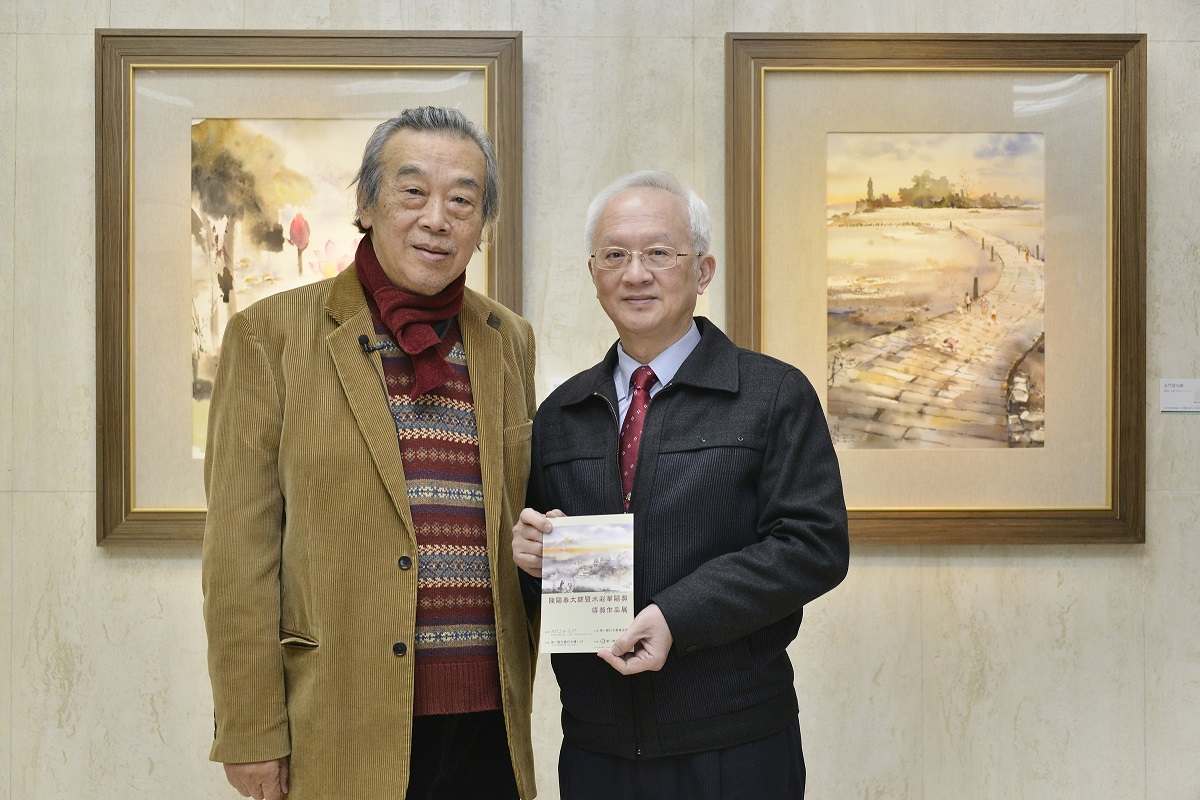 一銀深耕本土藝術 推出陳陽春大師暨水彩華陽獎作品展1/3