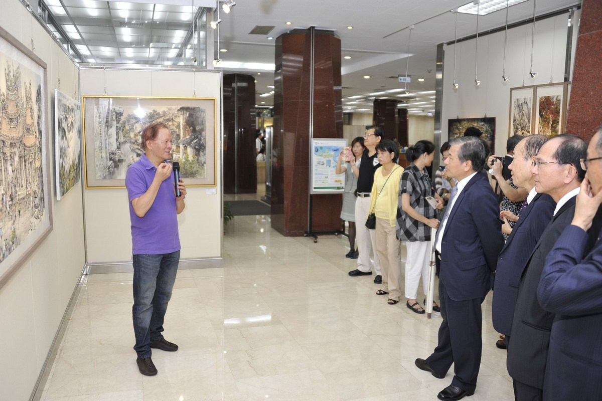 情繫大地‧蕭進發水墨展3/4