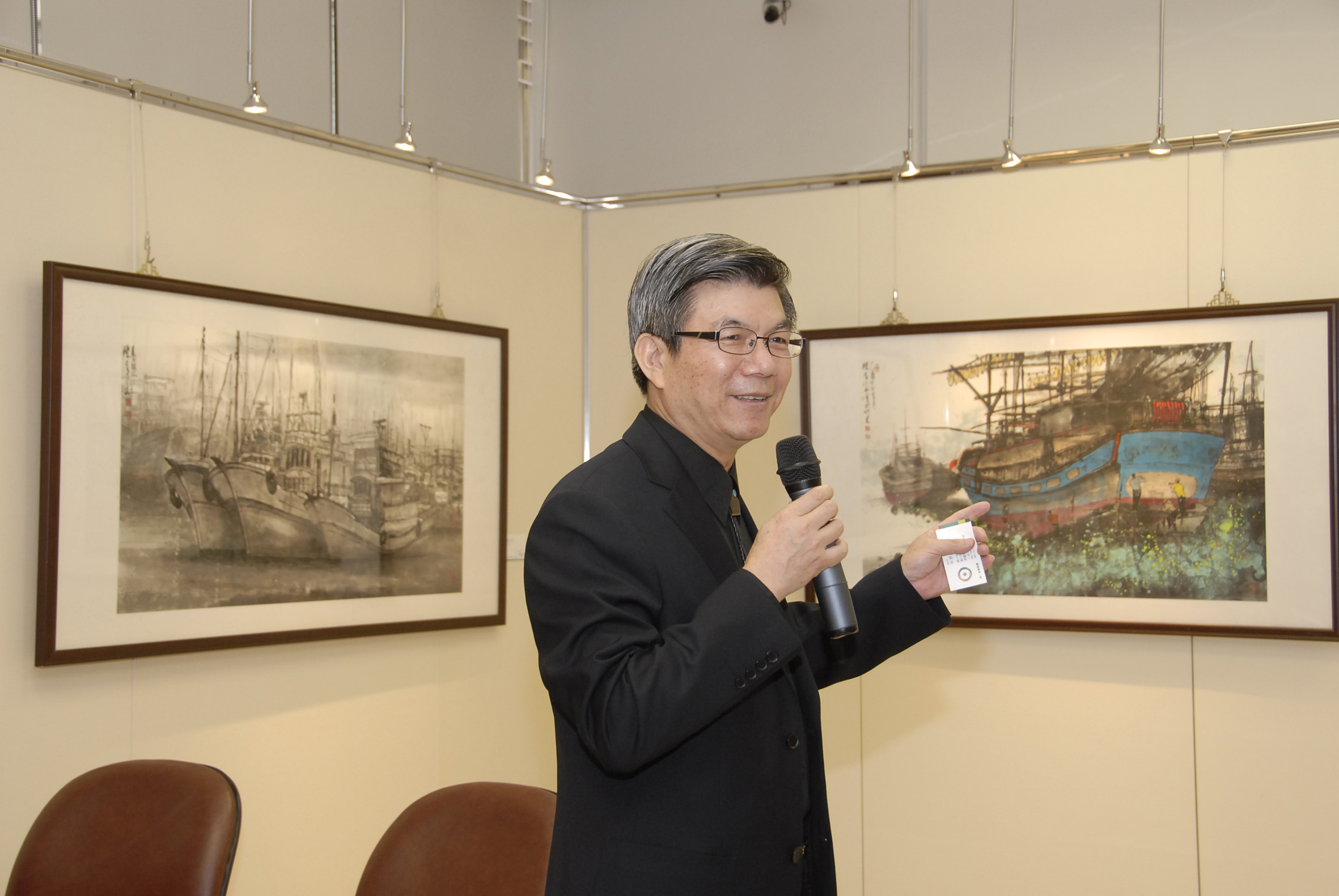 大船入港～陳合成水墨畫展2/5