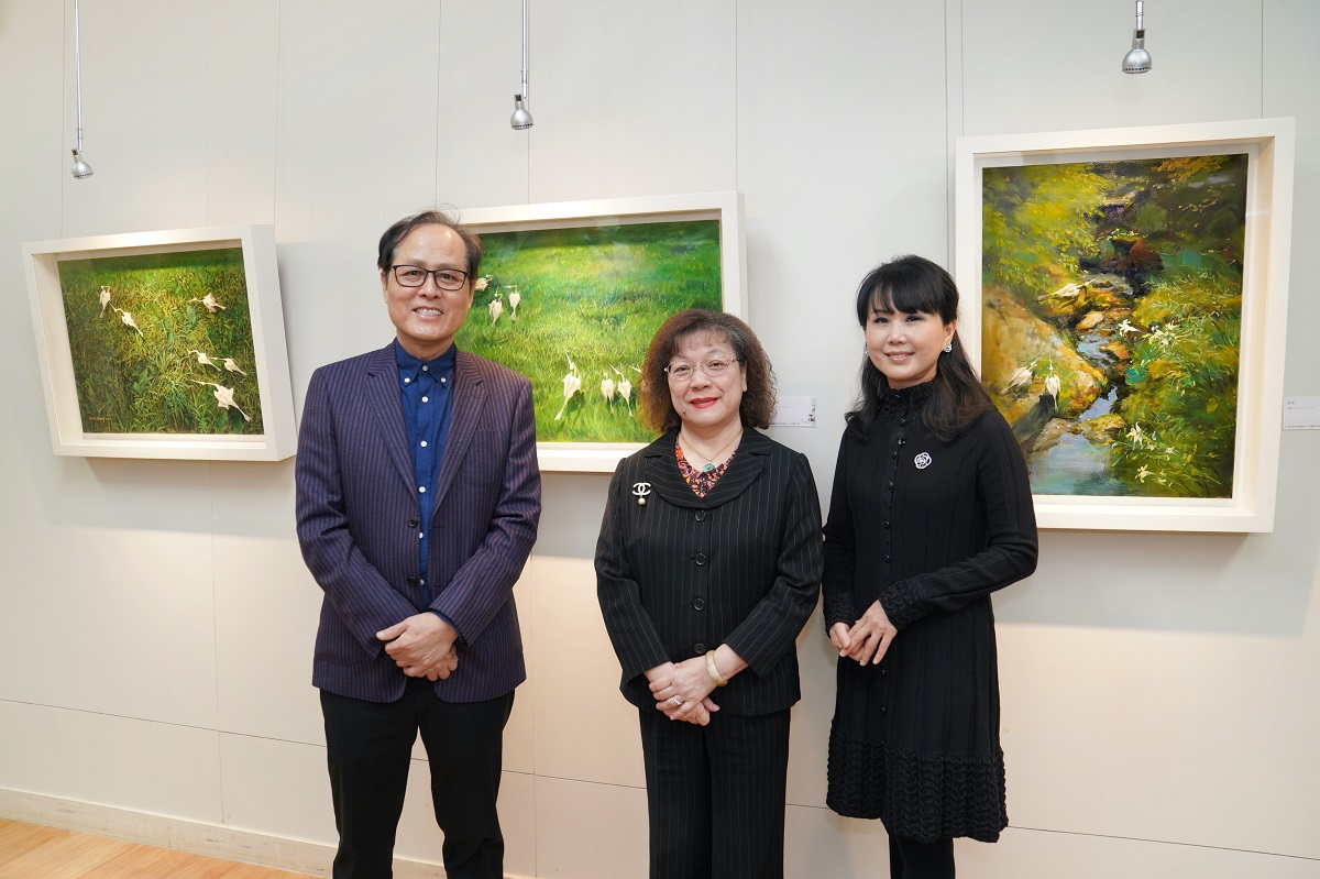 第一藝術空間邀您欣賞張琇珍「綻放」創作展，共一張圖