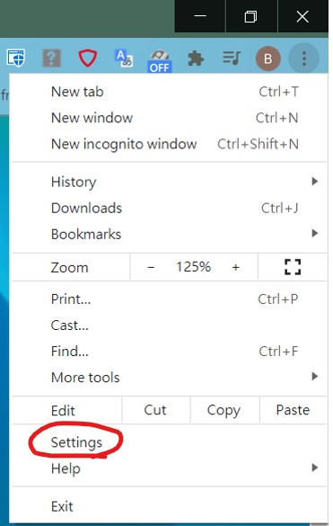 PC Chrome Setting Cookies step 2
