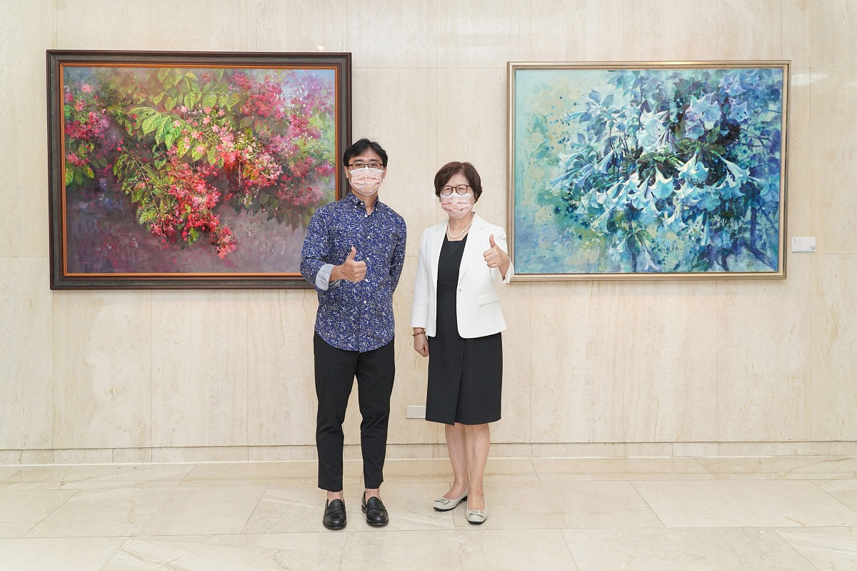 藝術家曾己議郁見花季創作展 第一藝術空間登場，共一張圖