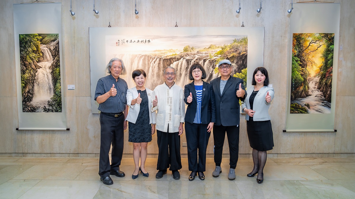 藝術家張清宗「大自然之美」彩墨展 第一藝術空間登場，共一張圖