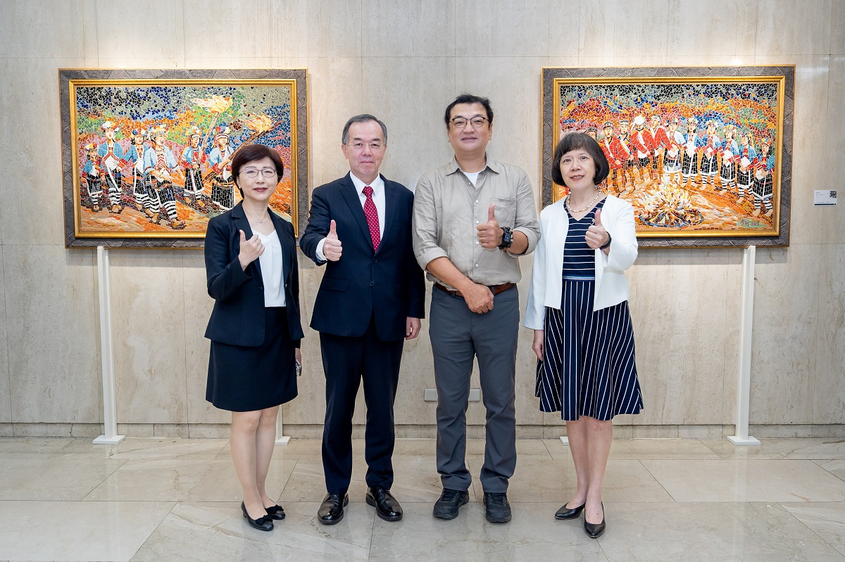 藝術家歐志成馬賽克創作展 第一藝術空間登場
