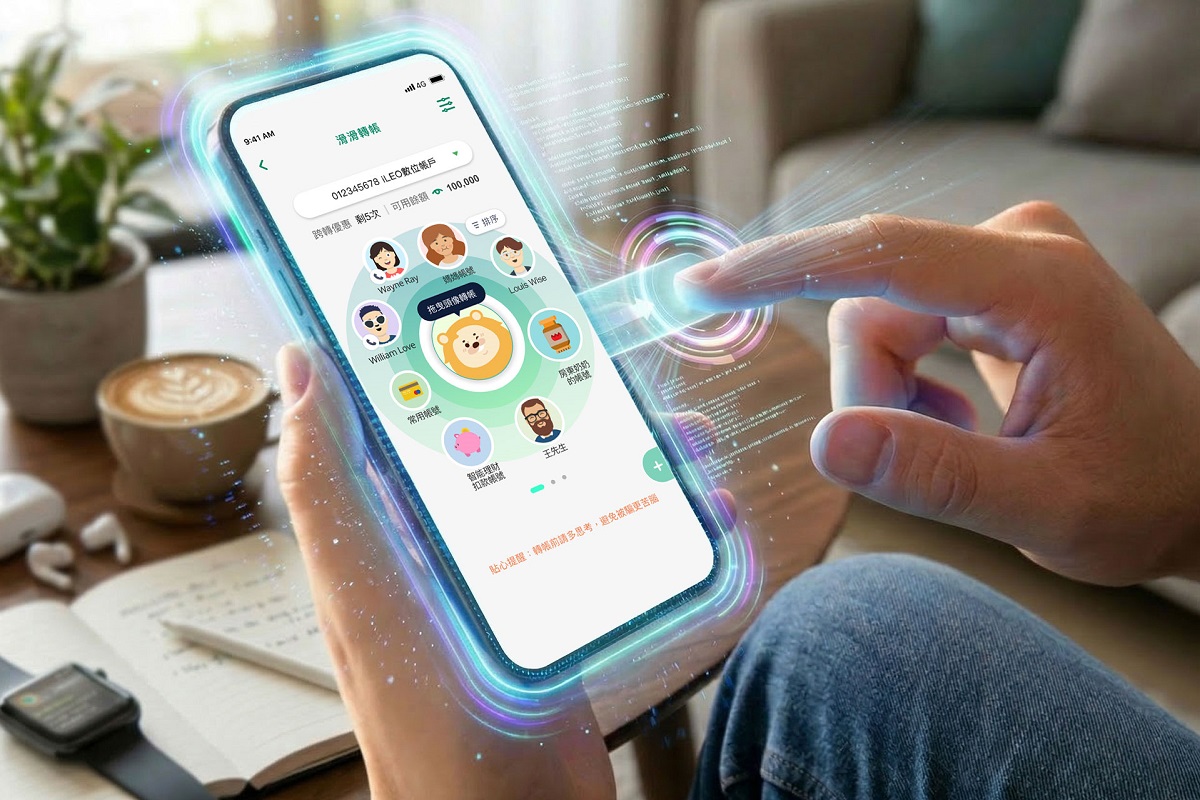 第一銀行全通路數位使用率達92％　滑滑轉帳受歡迎