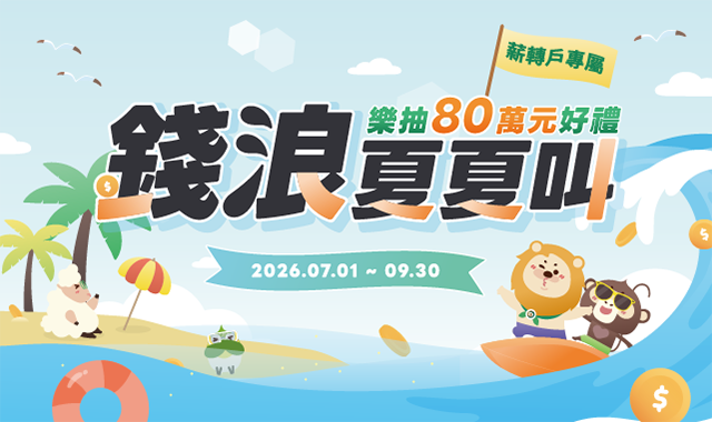 (圖檔)錢浪夏夏叫 樂抽80萬元好禮
